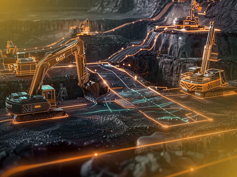 Large scale mining operation
